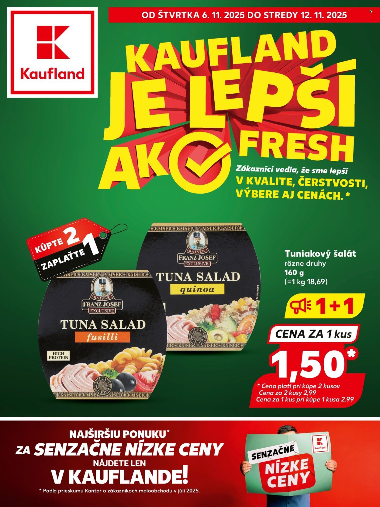 KAUFLAND leták - Od štvrtka 6.11.2025 (2025-11-06 - 2025-11-12) | 1