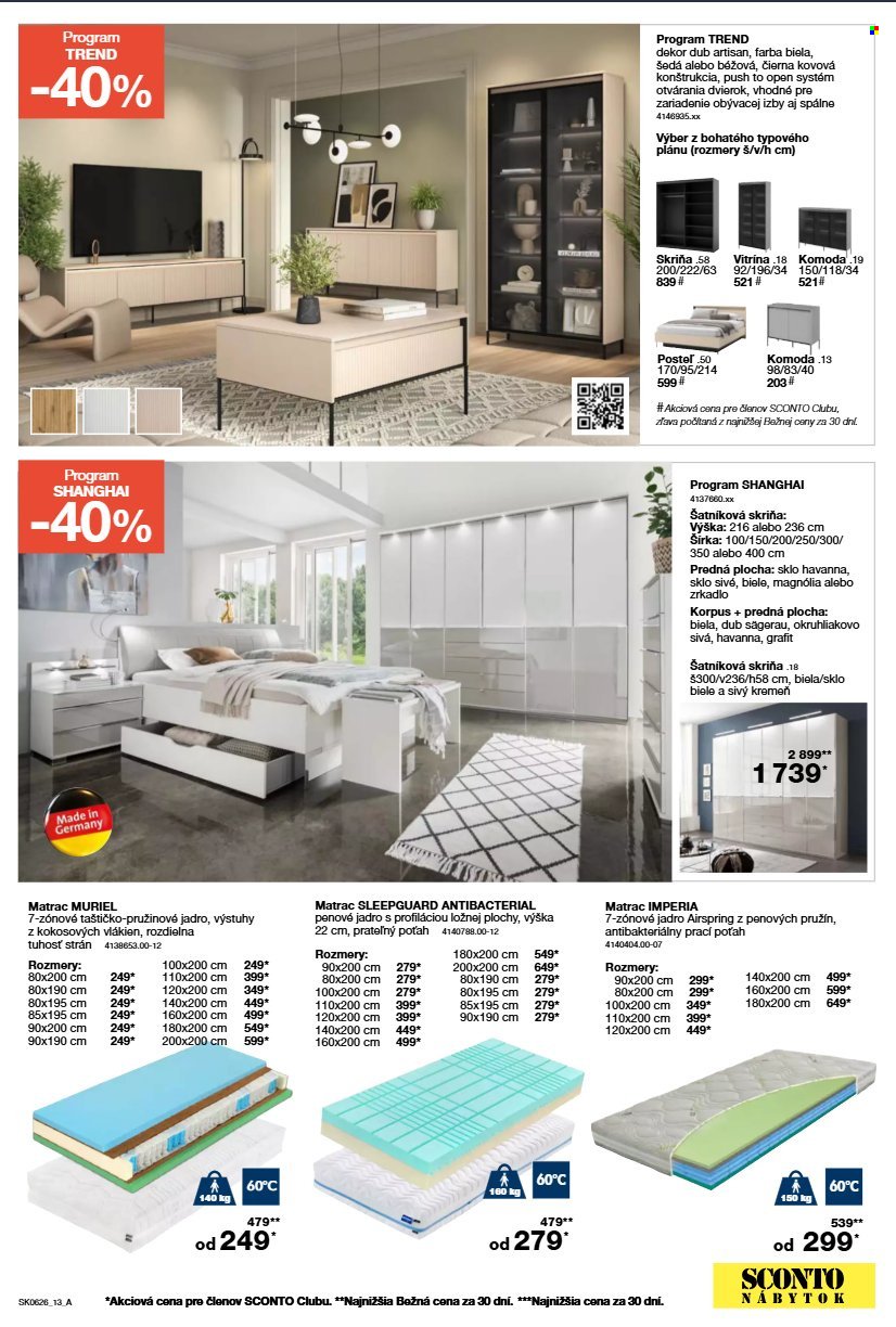 SCONTO NÁBYTOK leták - Aktuálny leták (2026-04-22 - 2026-05-19) | 13