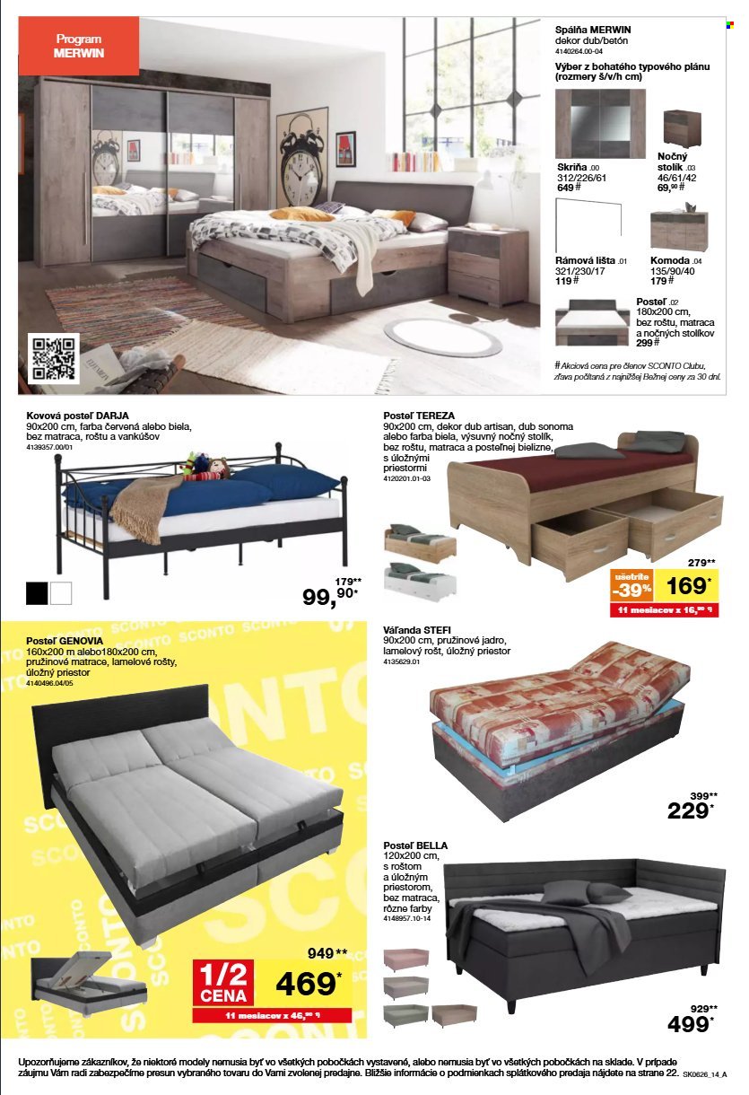 SCONTO NÁBYTOK leták - Aktuálny leták (2026-04-22 - 2026-05-19) | 14