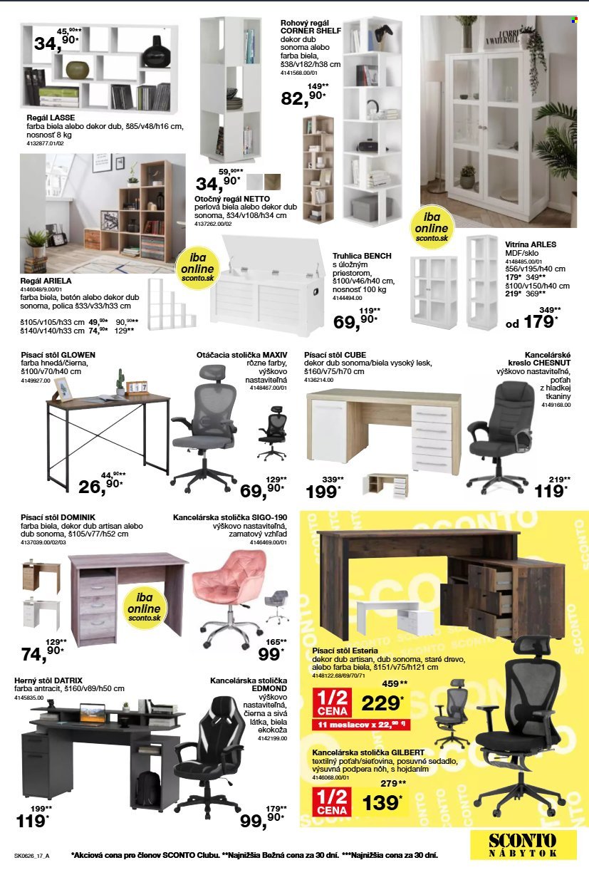 SCONTO NÁBYTOK leták - Aktuálny leták (2026-04-22 - 2026-05-19) | 17