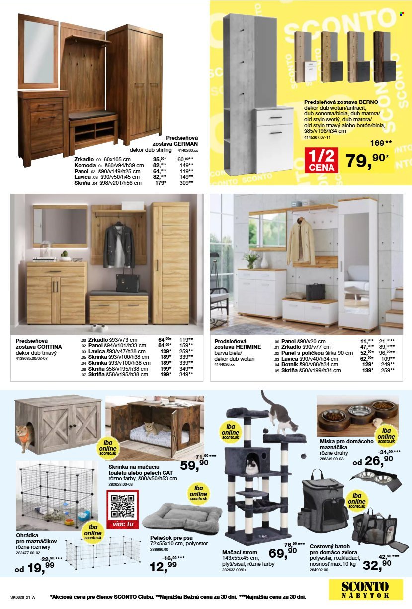 SCONTO NÁBYTOK leták - Aktuálny leták (2026-04-22 - 2026-05-19) | 21
