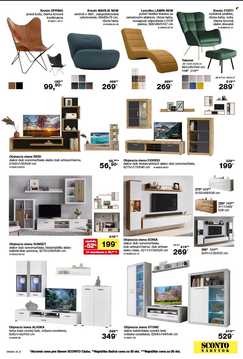 SCONTO NÁBYTOK leták - Aktuálny leták (2026-04-22 - 2026-05-19) | 5