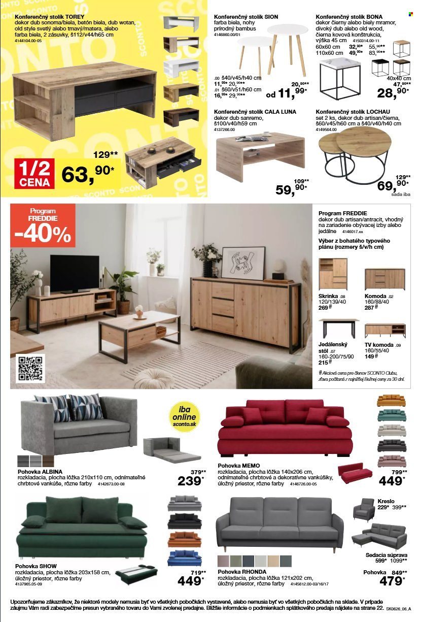 SCONTO NÁBYTOK leták - Aktuálny leták (2026-04-22 - 2026-05-19) | 6