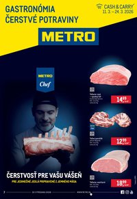 METRO leták - Gastronómia (2026-03-11 - 2026-03-24)