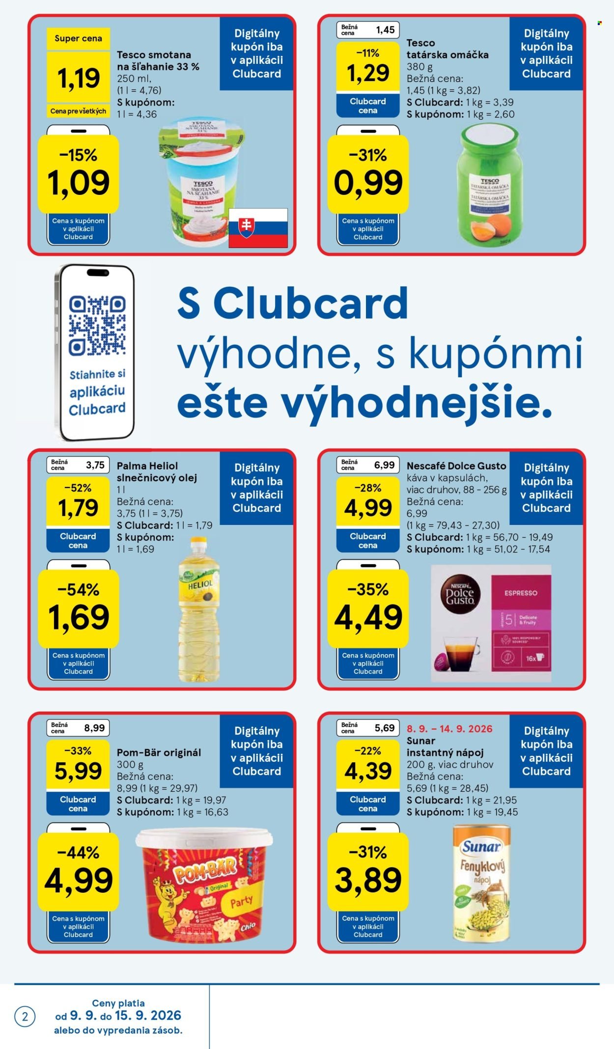 TESCO leták - Od stredy 9.9.2026