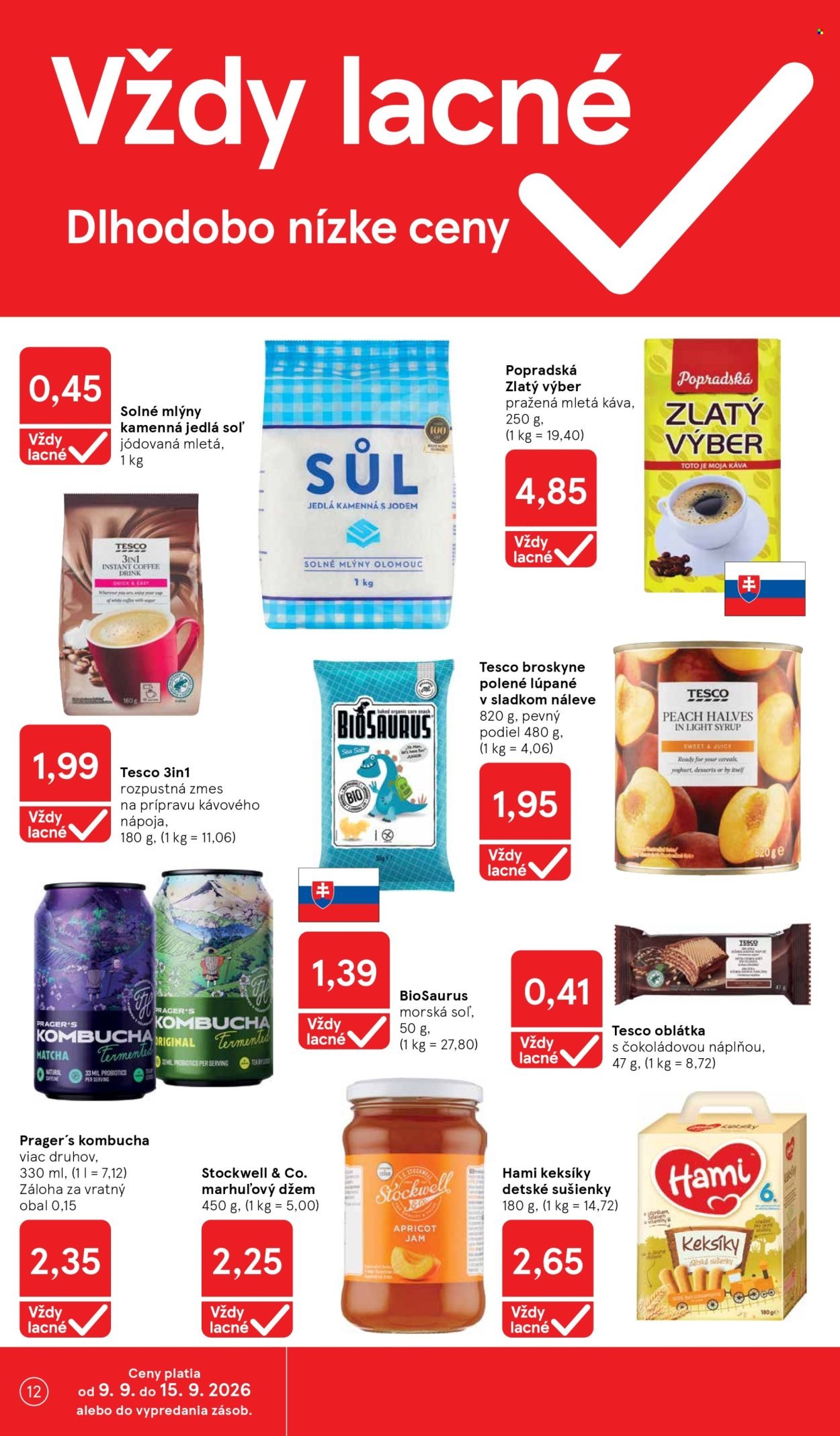 TESCO leták - Od stredy 9.9.2026