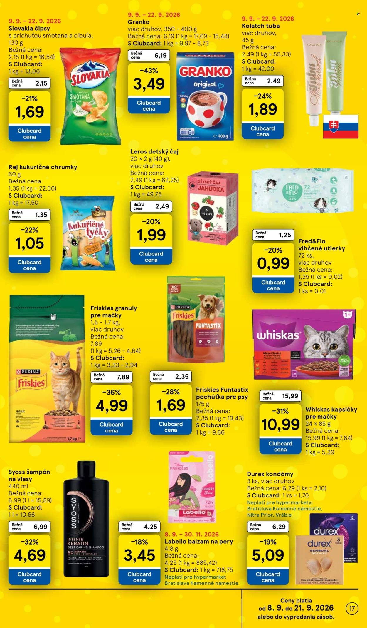 TESCO leták - Od stredy 9.9.2026