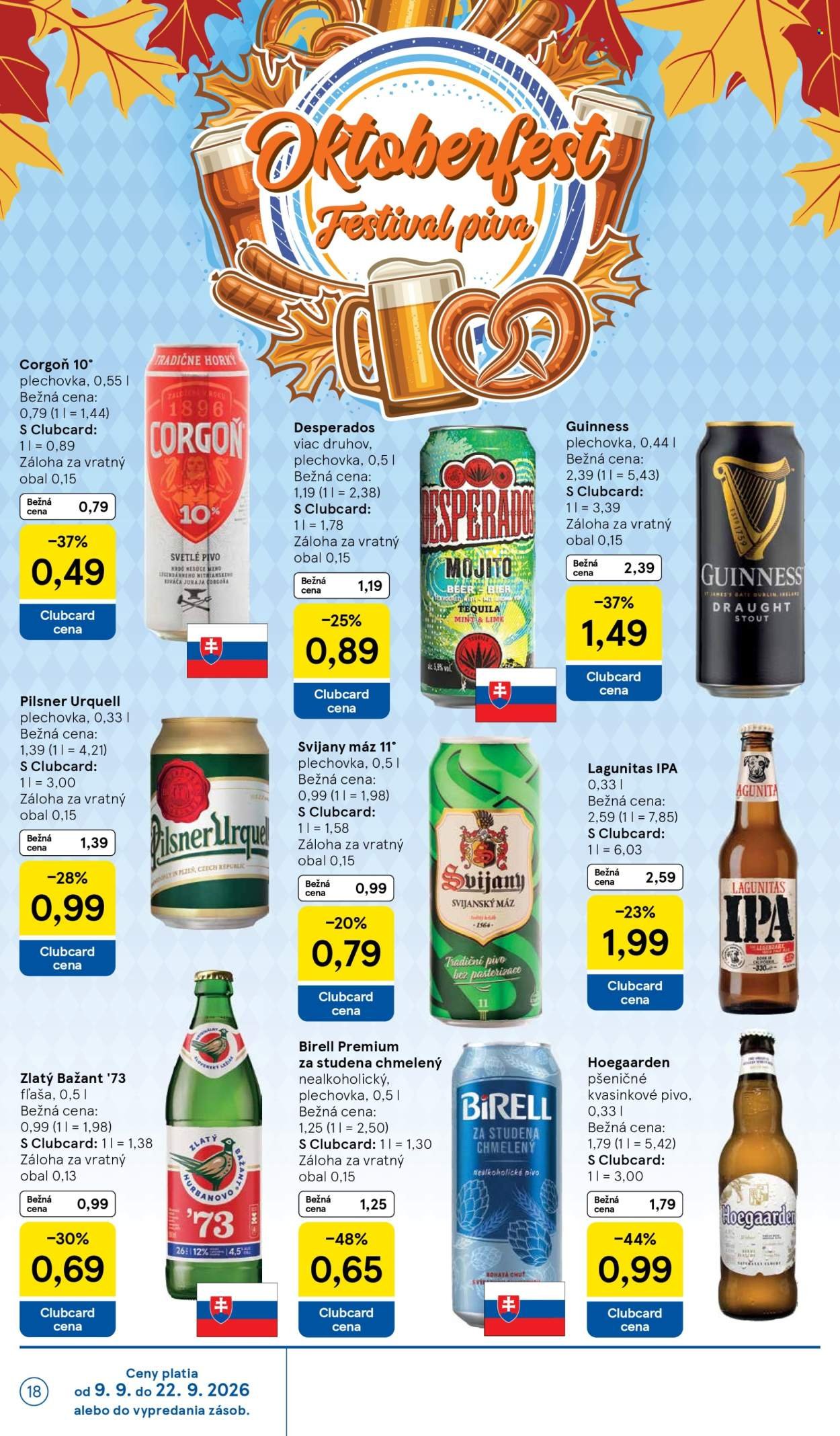 TESCO leták - Od stredy 9.9.2026