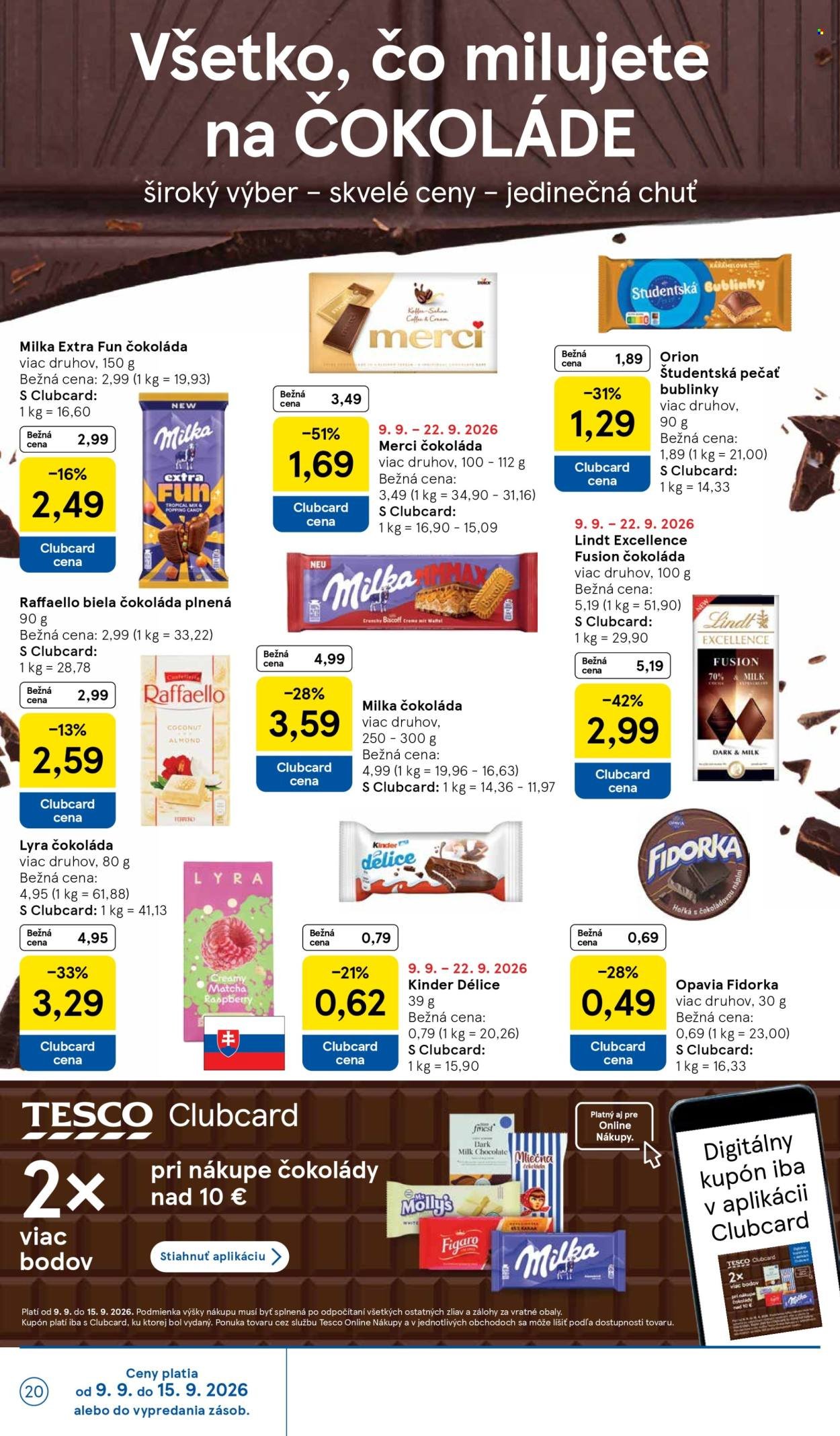 TESCO leták - Od stredy 9.9.2026