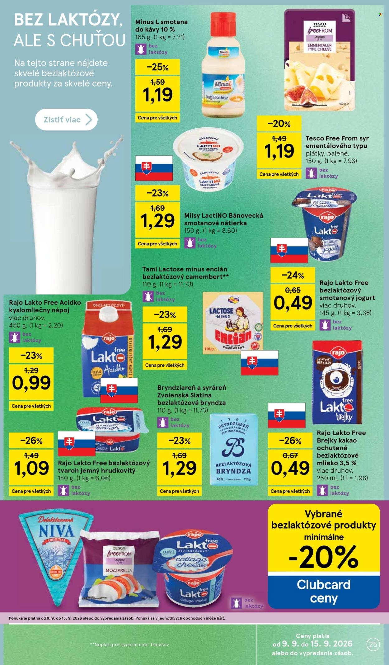 TESCO leták - Od stredy 9.9.2026