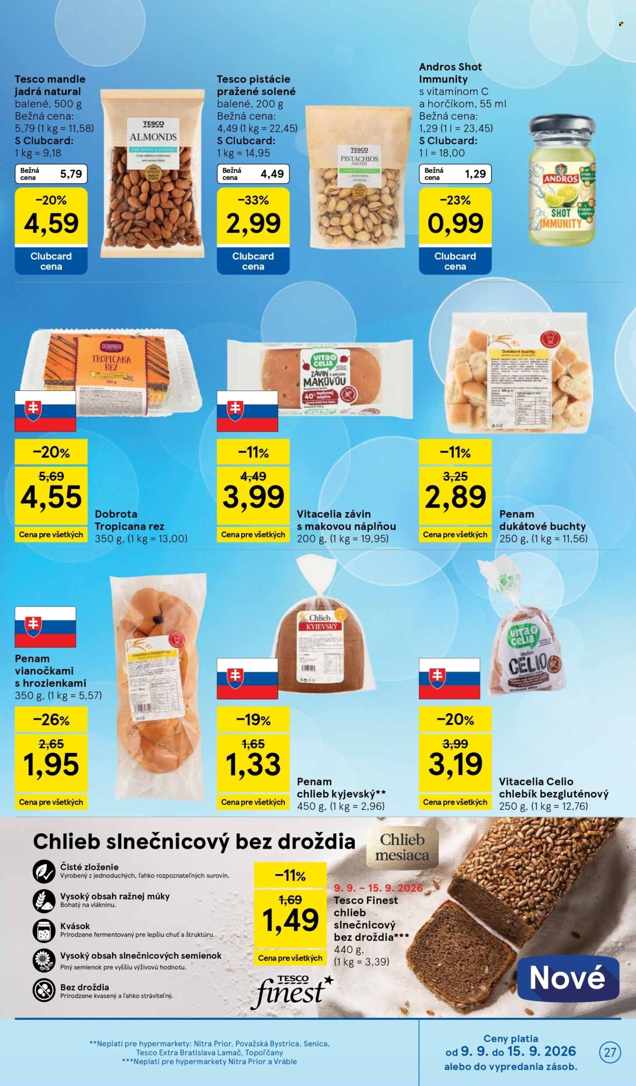 TESCO leták - Od stredy 9.9.2026