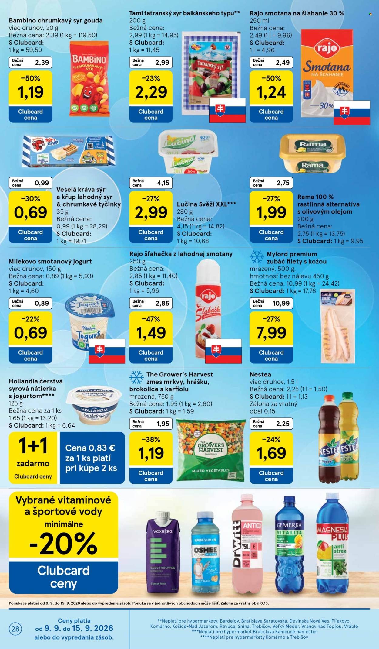 TESCO leták - Od stredy 9.9.2026