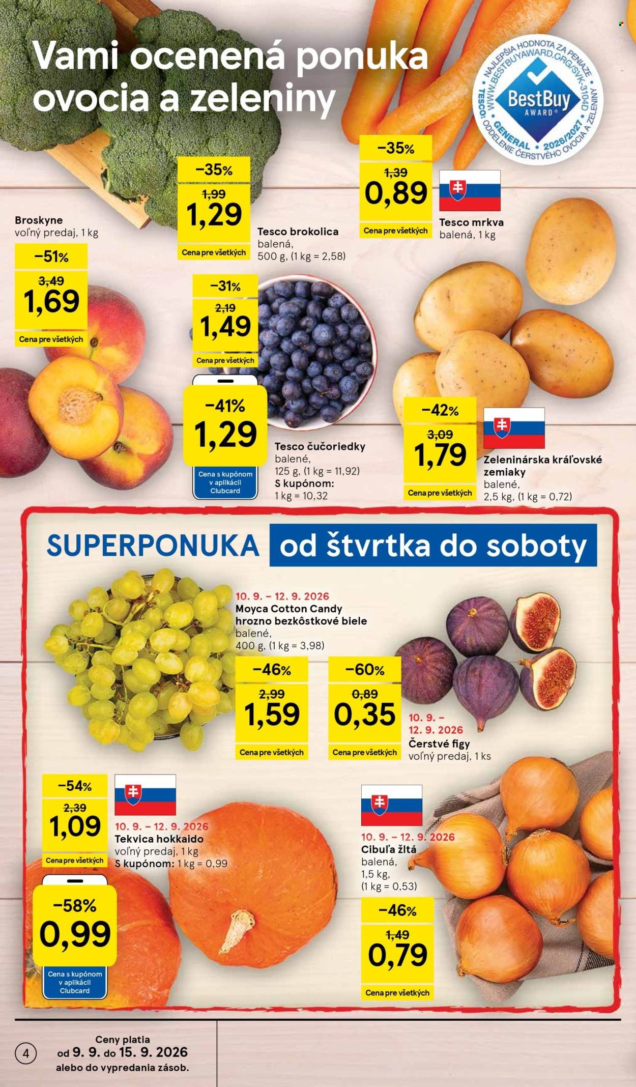 TESCO leták - Od stredy 9.9.2026