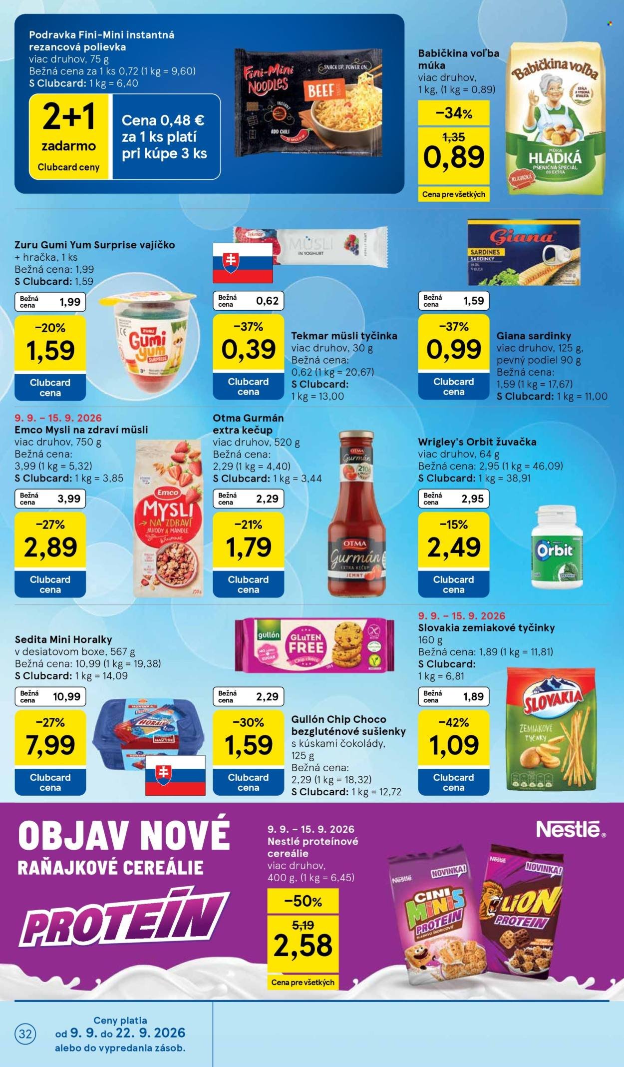 TESCO leták - Od stredy 9.9.2026
