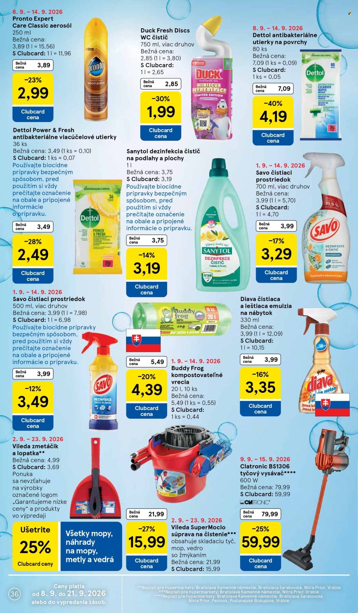 TESCO leták - Od stredy 9.9.2026