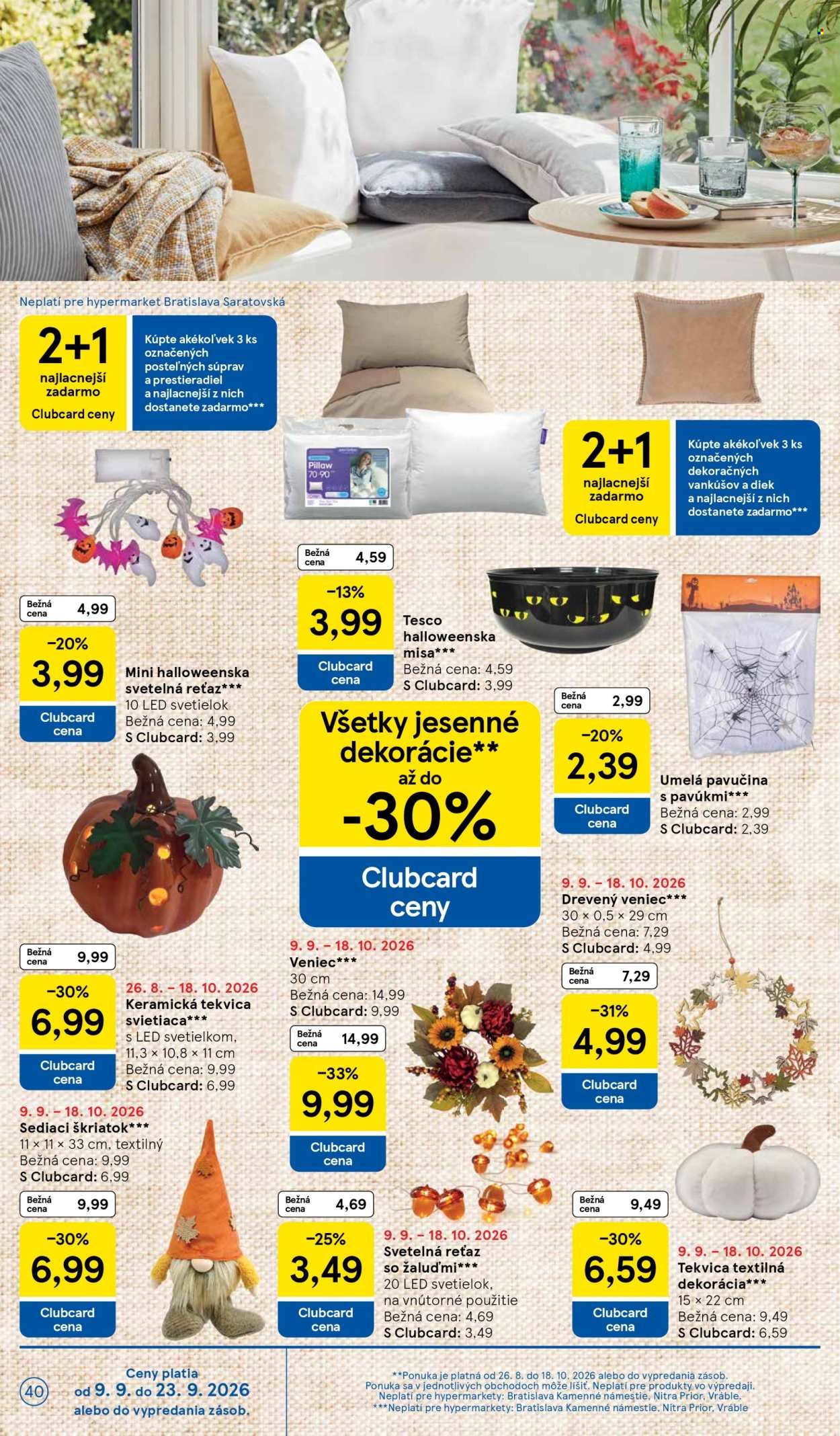 TESCO leták - Od stredy 9.9.2026