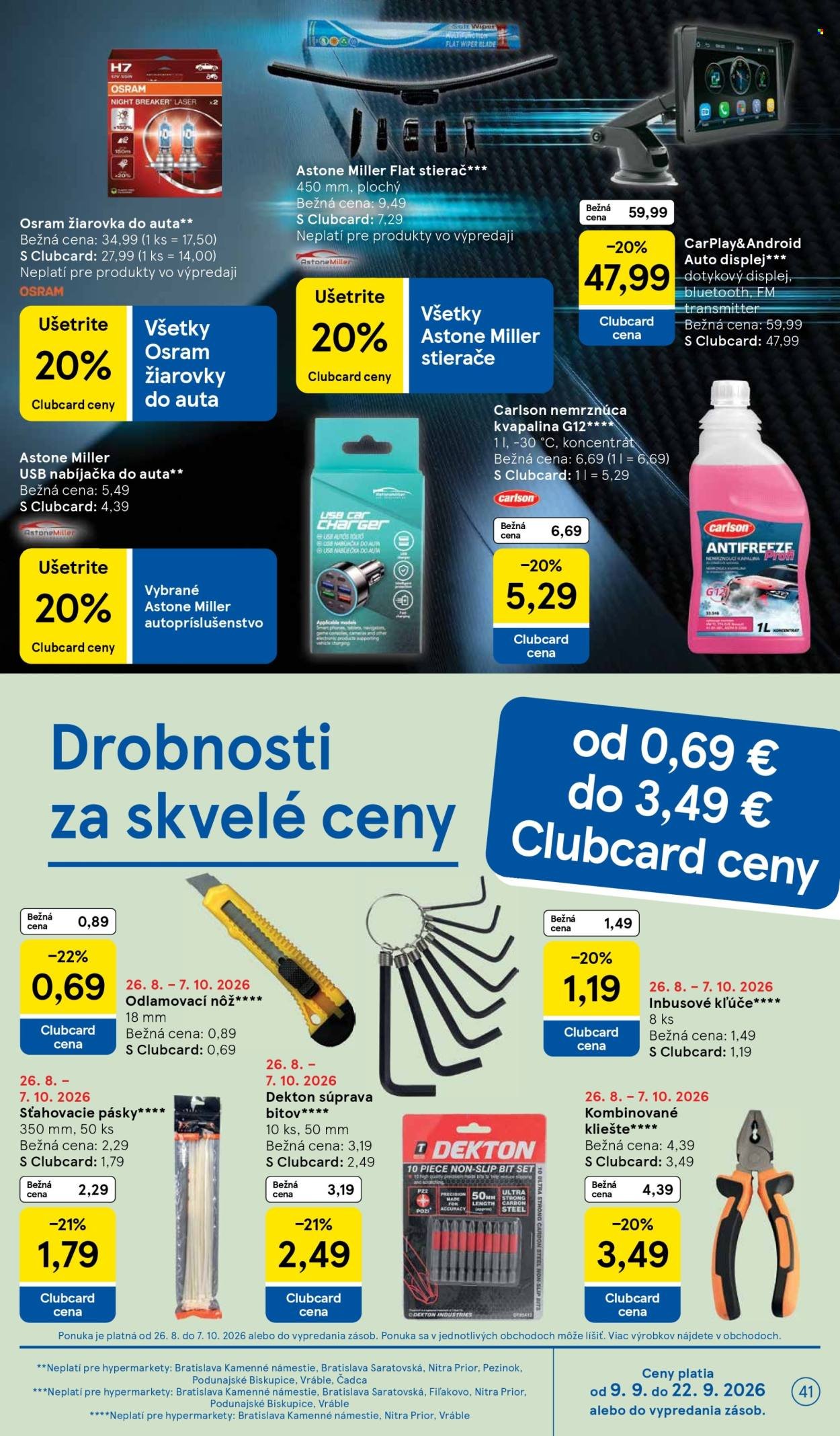 TESCO leták - Od stredy 9.9.2026