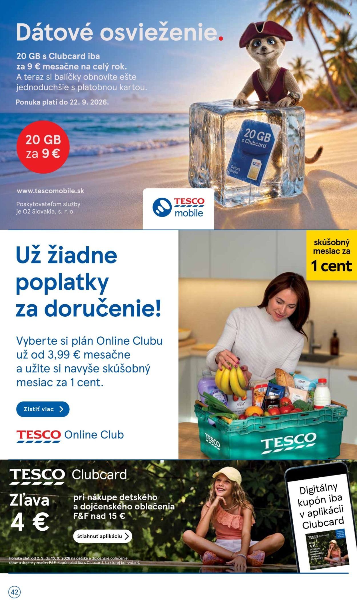 TESCO leták - Od stredy 9.9.2026