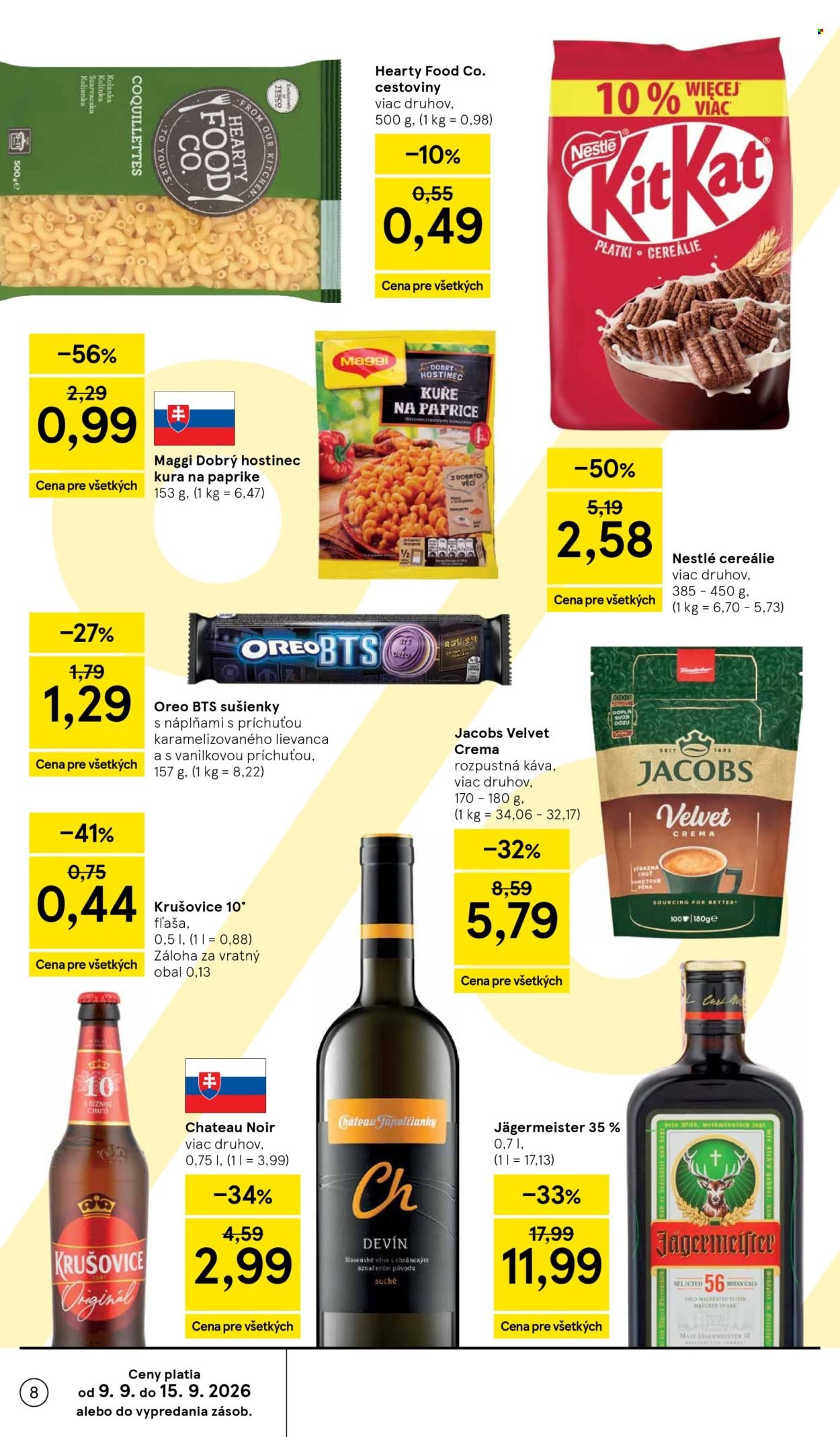 TESCO leták - Od stredy 9.9.2026