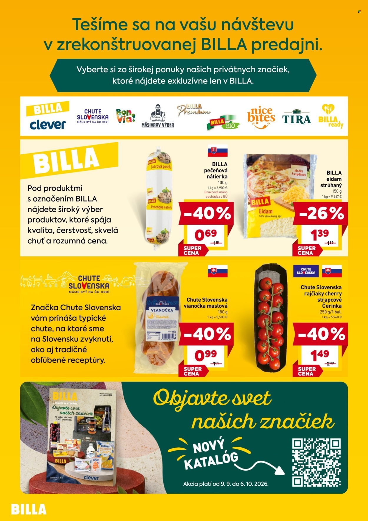 BILLA leták - BILLA Bratislava, Račianska