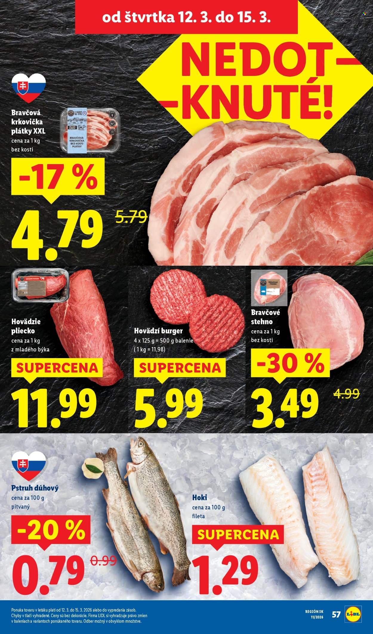 LIDL leták - Od štvrtka 12.3.2026 (2026-03-12 - 2026-03-15) | 11
