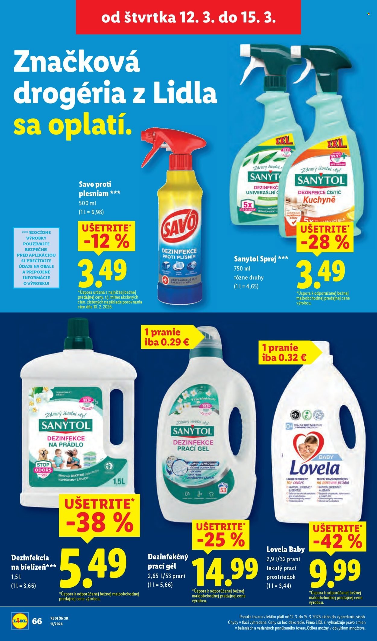 LIDL leták - Od štvrtka 12.3.2026 (2026-03-12 - 2026-03-15) | 24