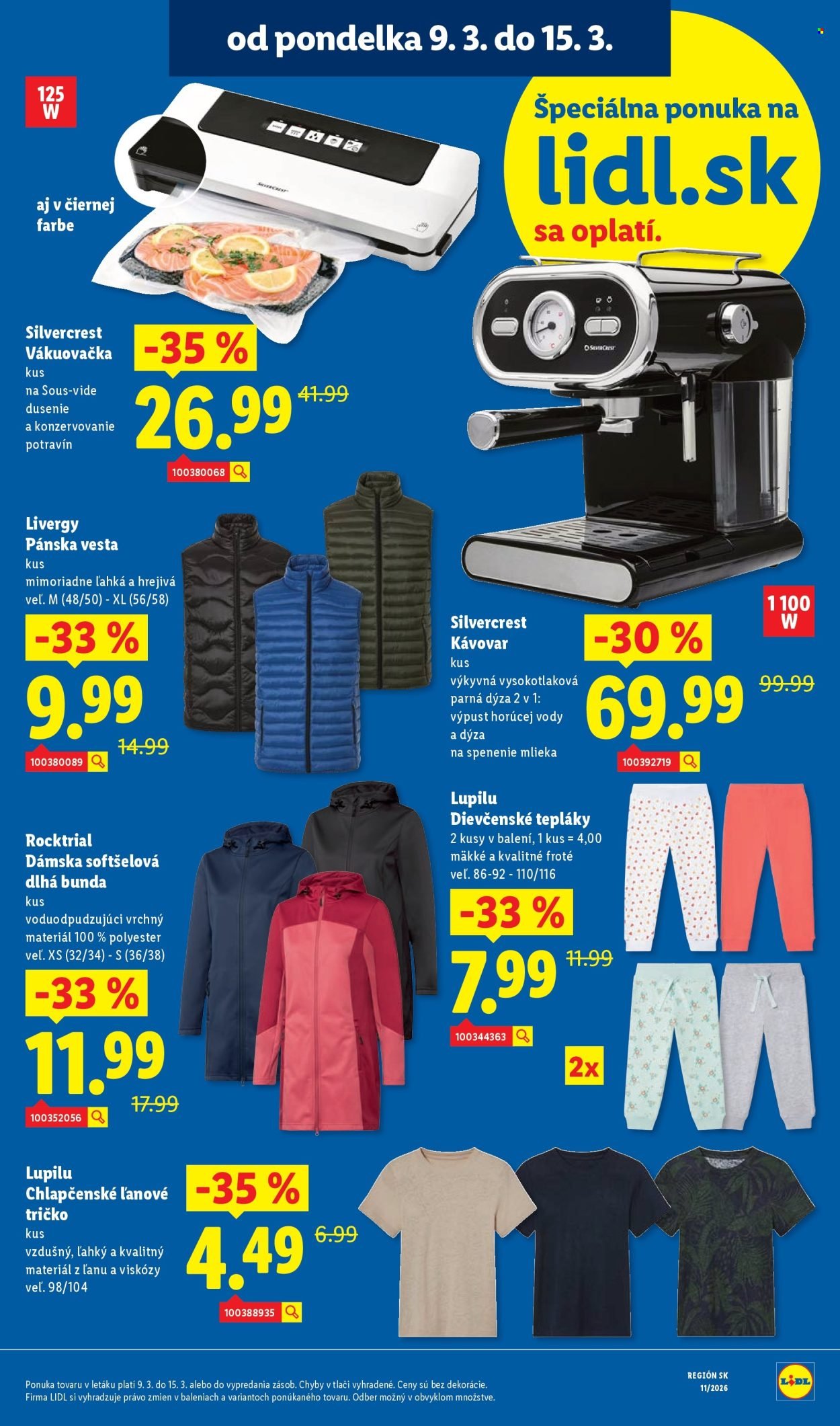 LIDL leták - Od štvrtka 12.3.2026 (2026-03-12 - 2026-03-15) | 95