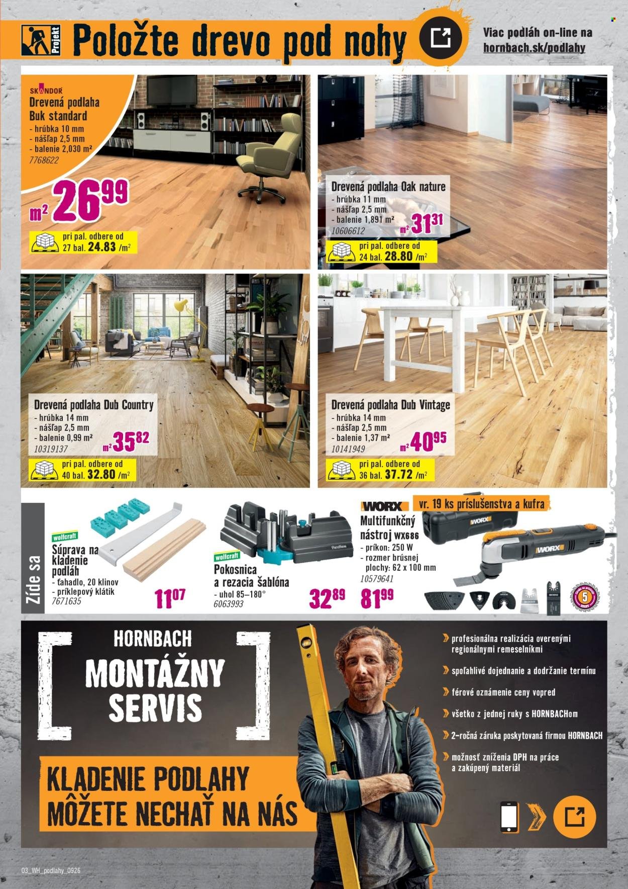 HORNBACH leták - Váš ďalší projekt - Podlahy