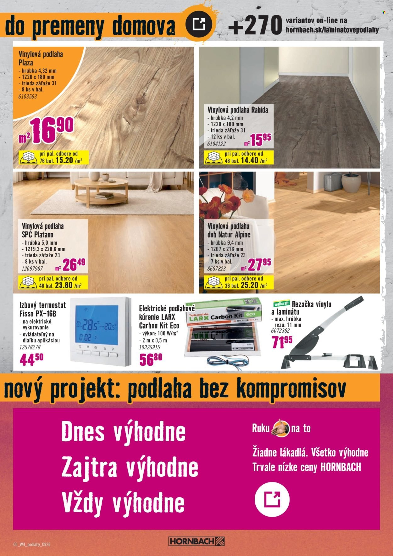HORNBACH leták - Váš ďalší projekt - Podlahy