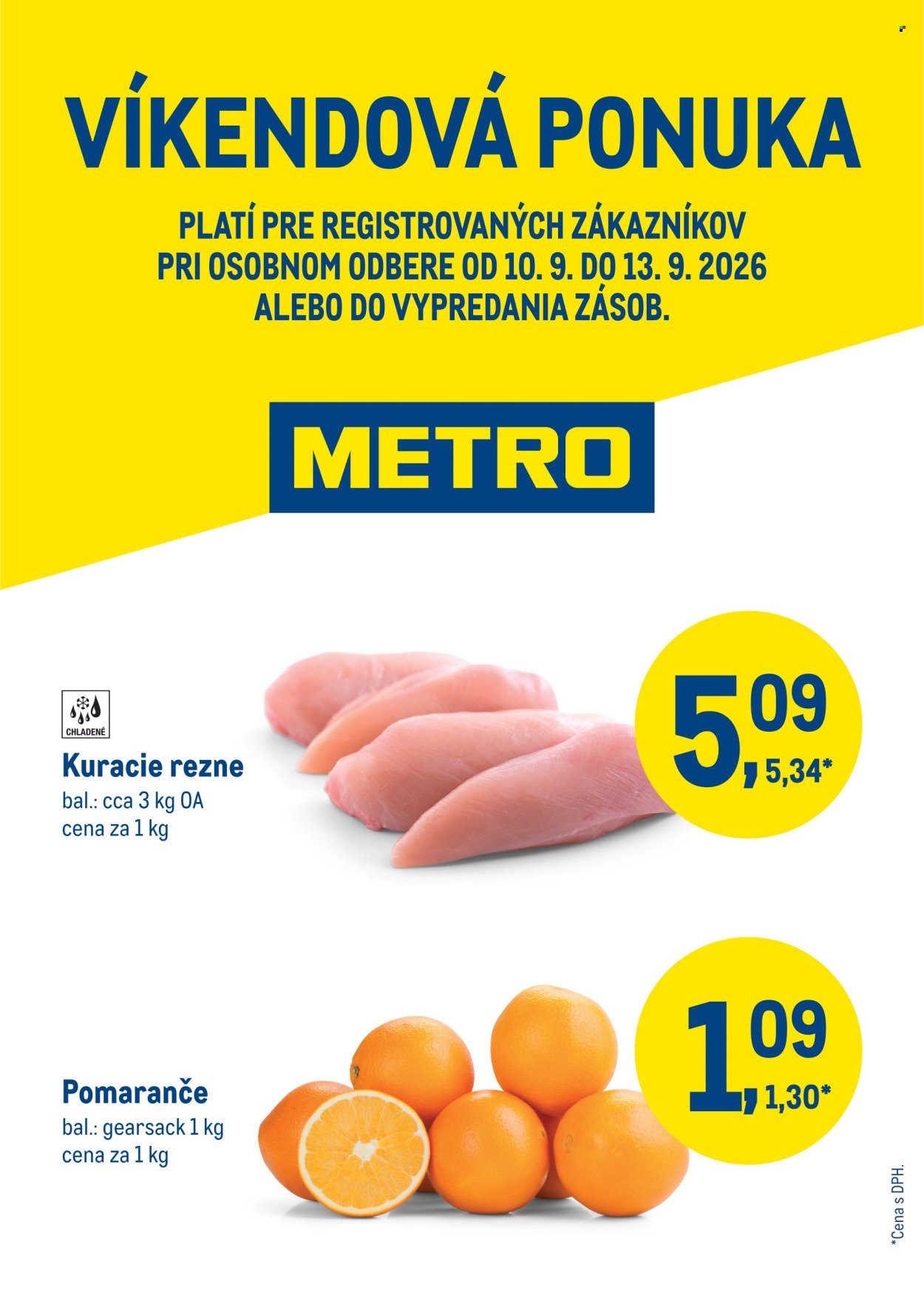METRO leták - Víkendová ponuka