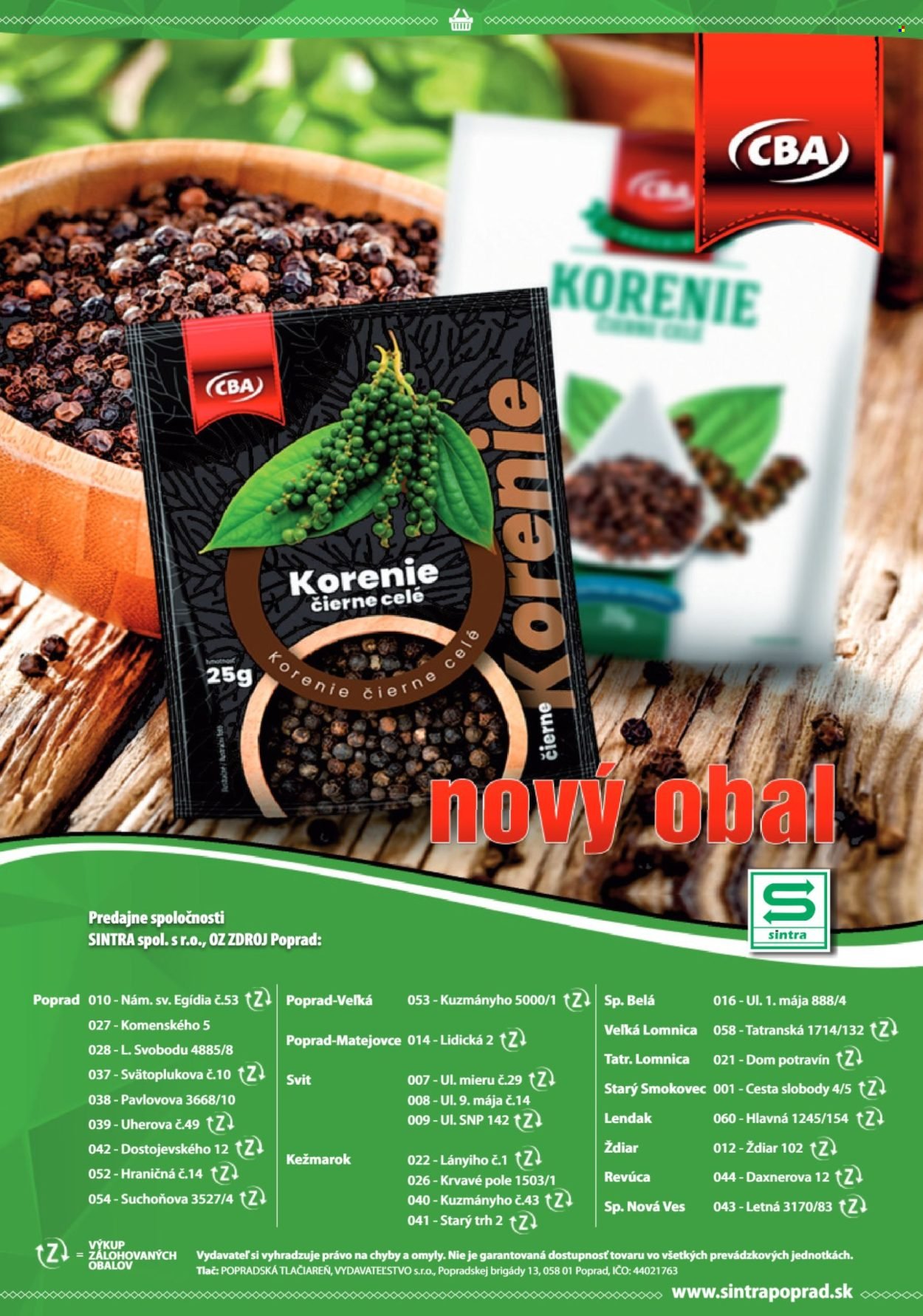 SINTRA leták - Od štvrtka 5.2.2026 (2026-02-05 - 2026-02-18) | 24