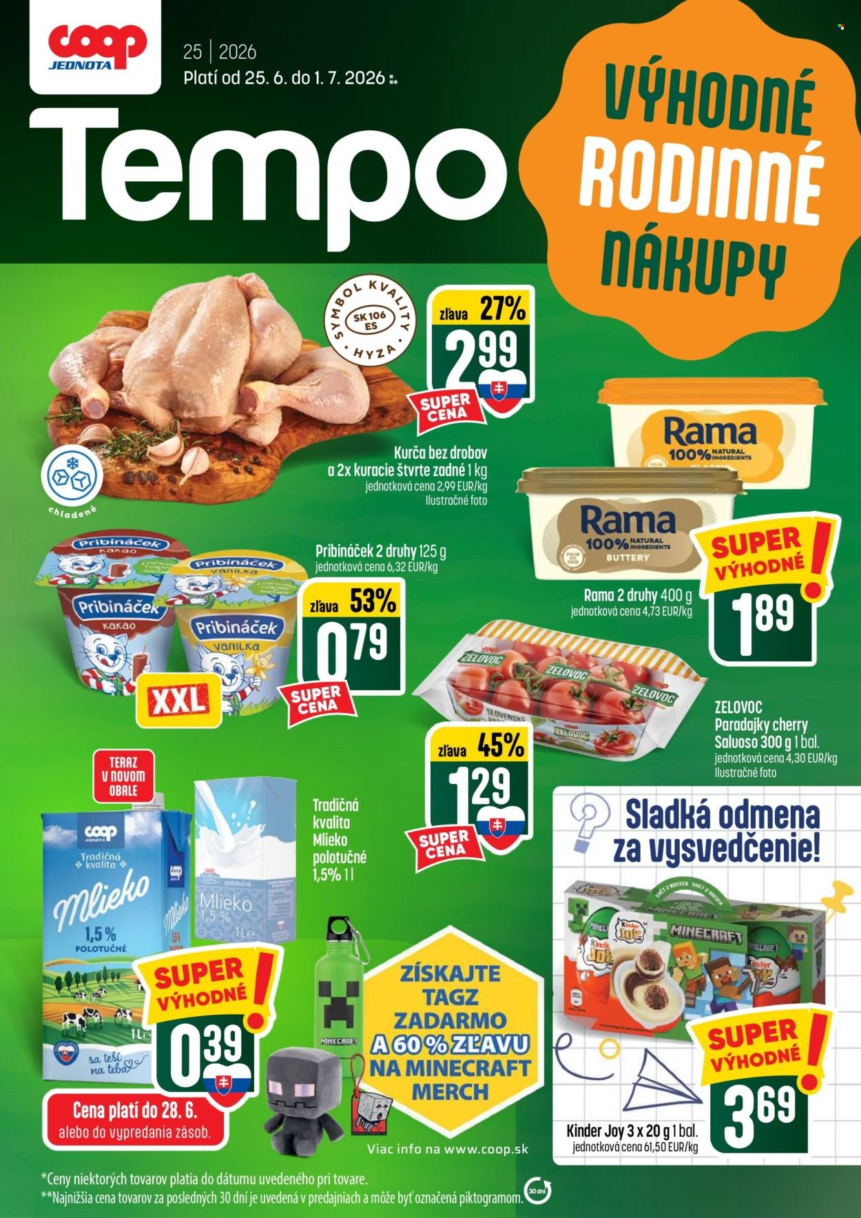 COOP JEDNOTA leták - Od štvrtka 25.6.2026