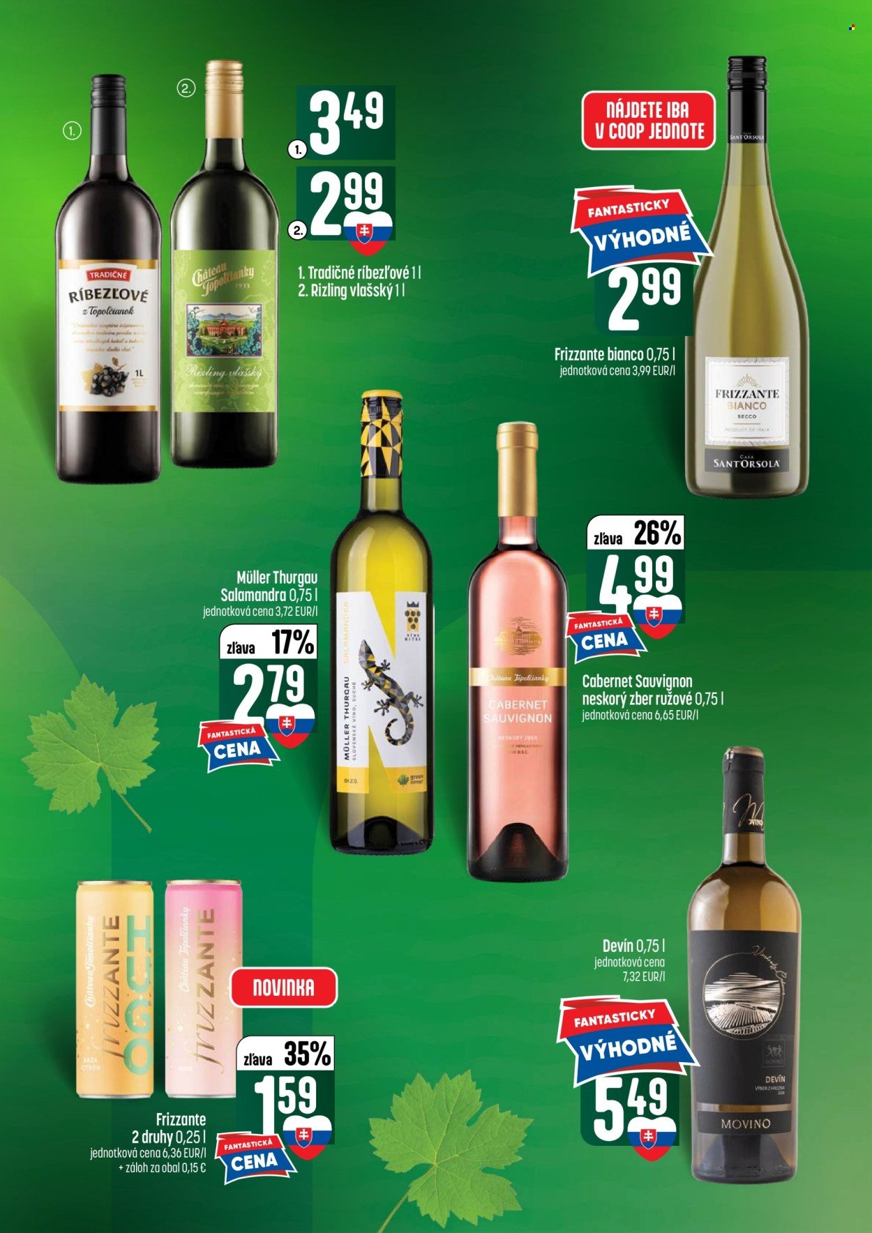 COOP JEDNOTA leták - Od štvrtka 25.6.2026