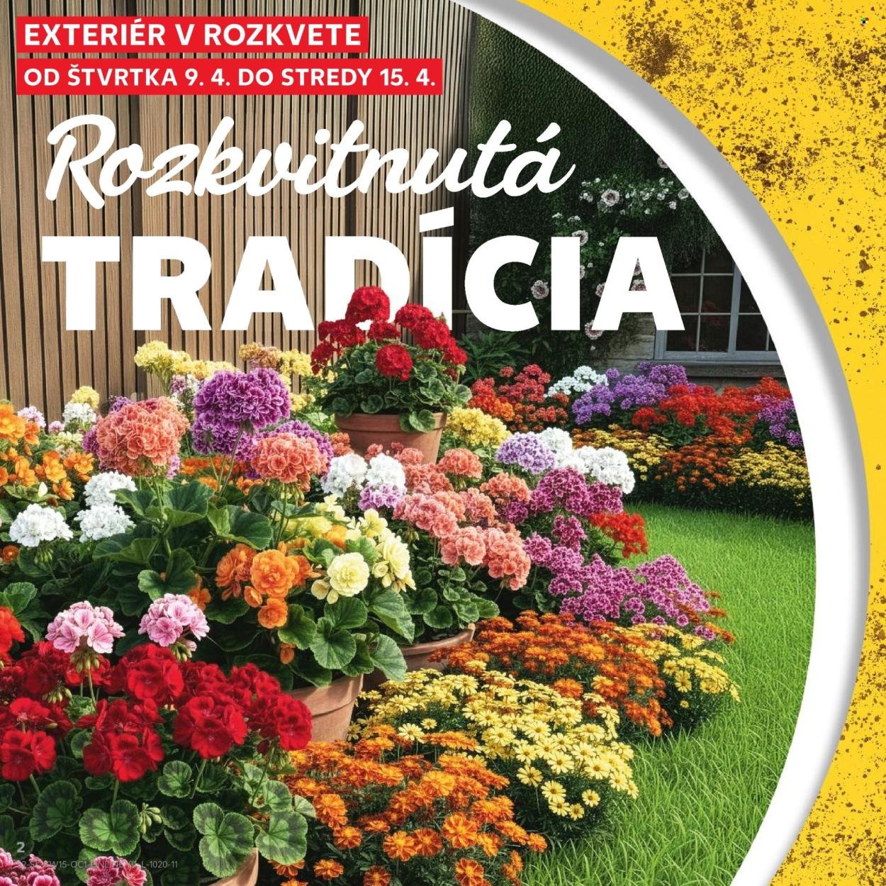 KAUFLAND leták - Exteriér v rozkvete (2026-04-09 - 2026-05-06) | 2