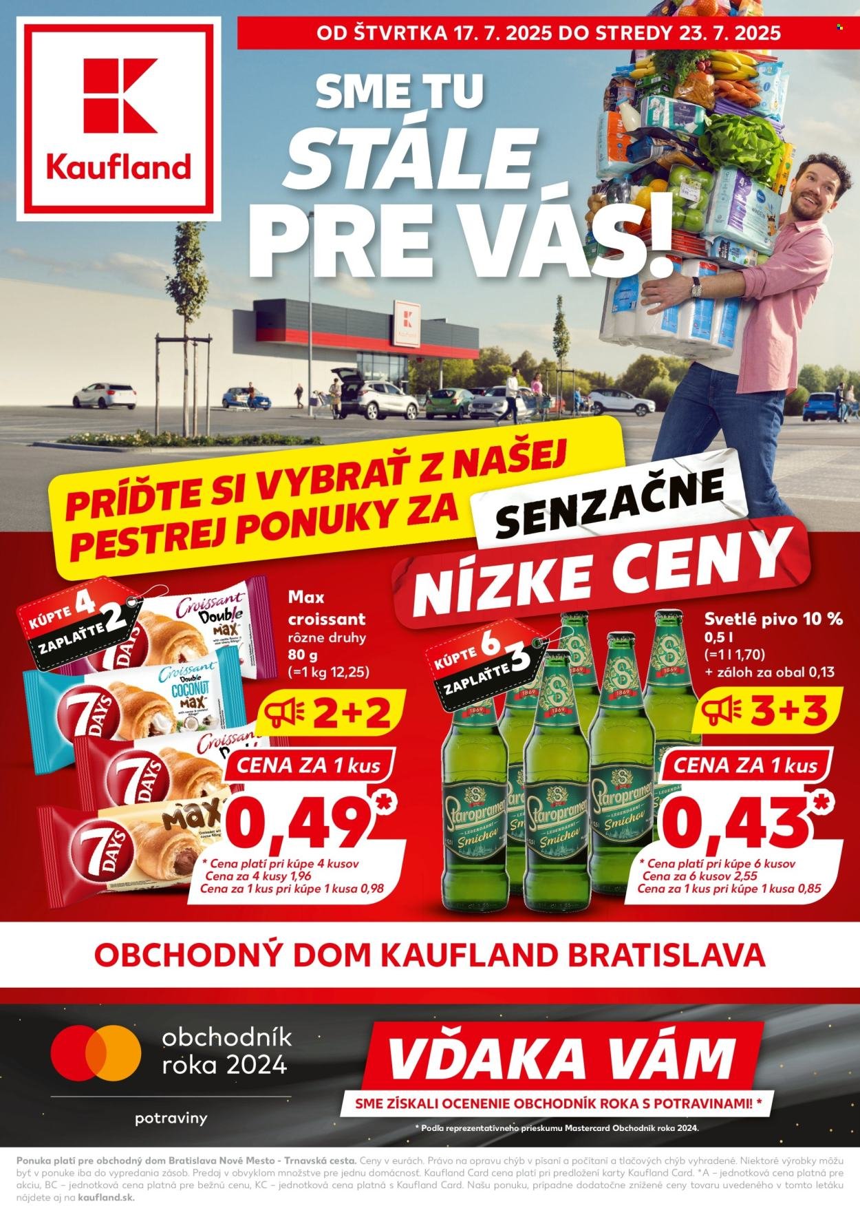 KAUFLAND leták - SME TU STÁLE PRE VÁS! (2025-07-17 - 2025-07-23) | 1