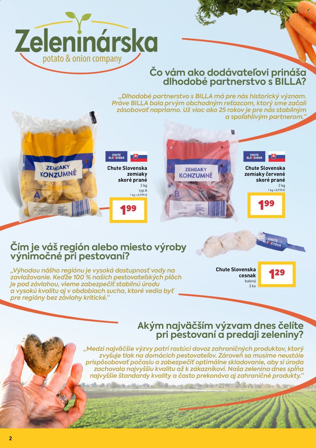 BILLA leták - Chute Slovenska