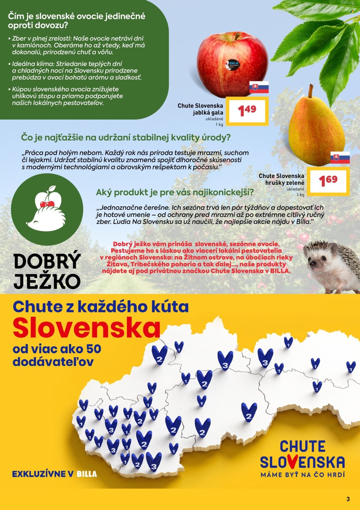 BILLA leták - Chute Slovenska