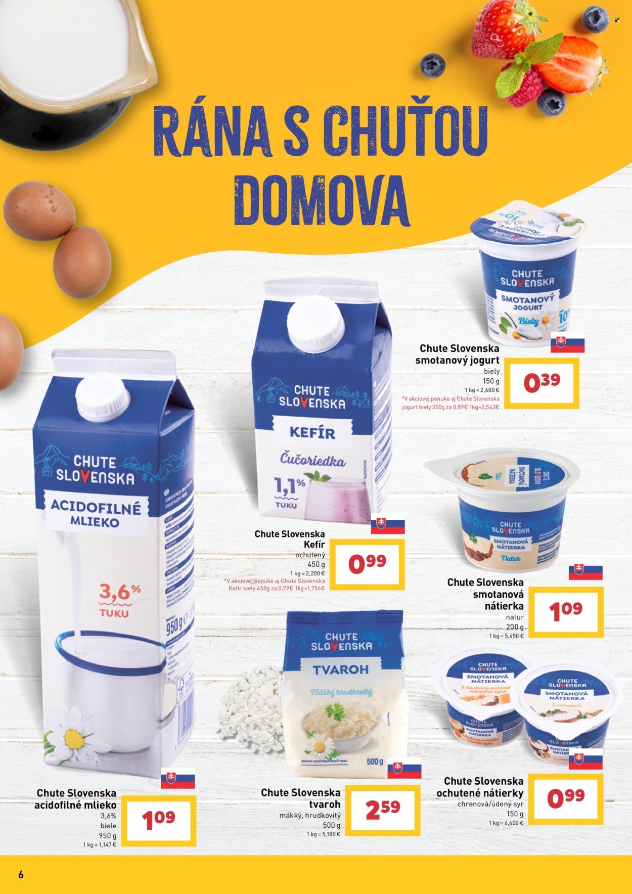 BILLA leták - Chute Slovenska