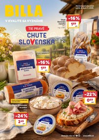 BILLA leták - Chute Slovenska