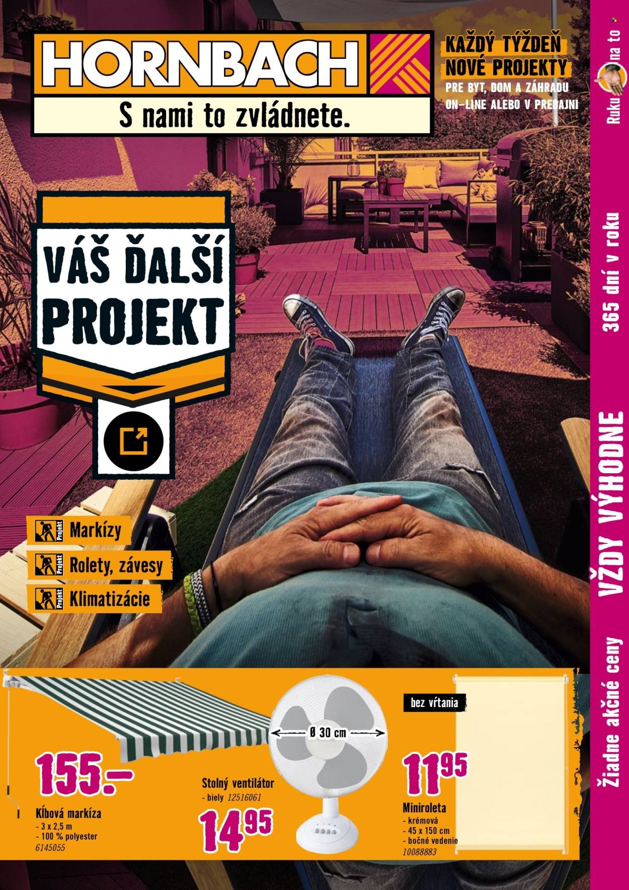 HORNBACH leták - Váš ďalší projekt - Slnečná ochrana