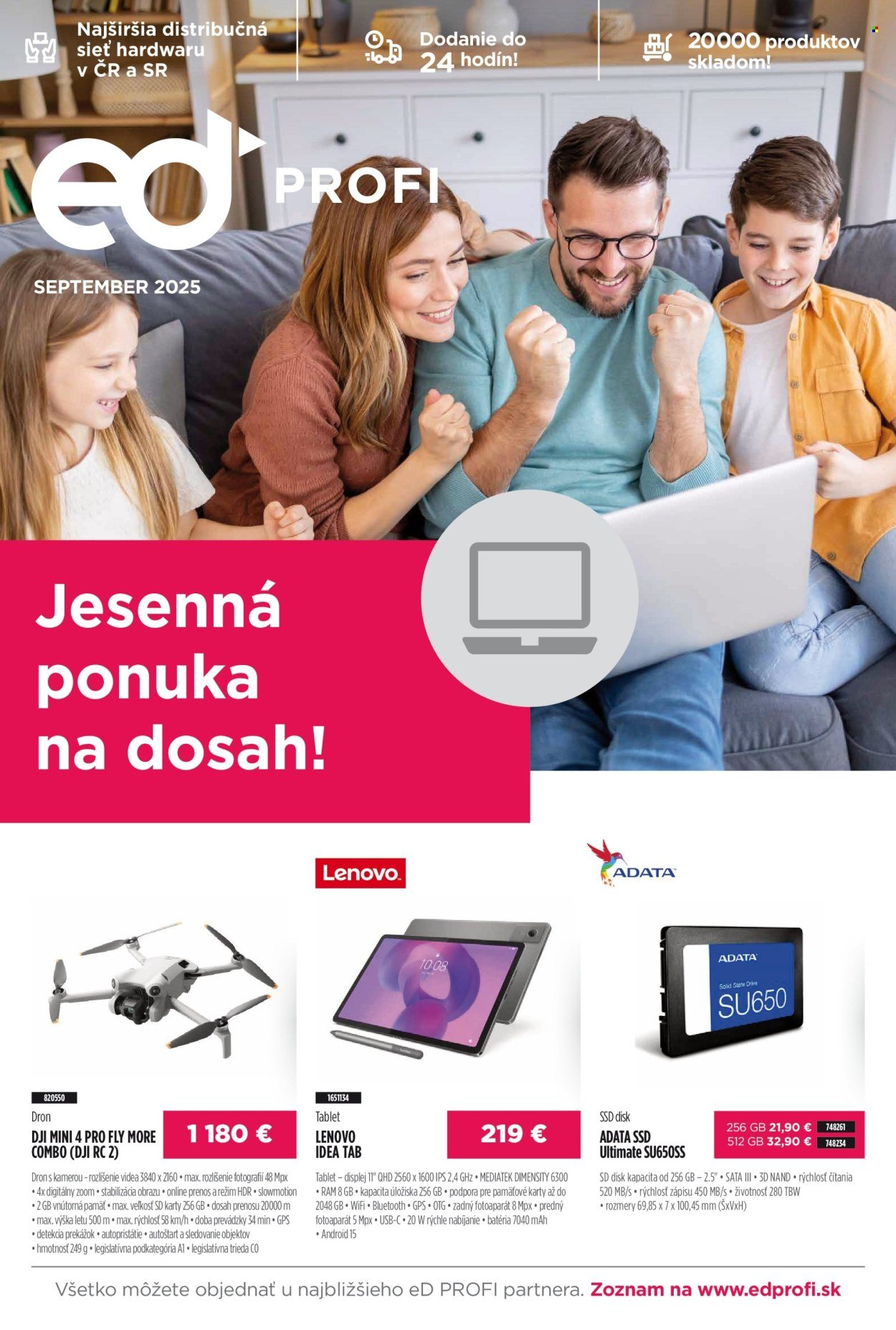 ED PROFI leták - Od pondelka 1.9.2025 (2025-09-01 - 2025-09-30) | 1