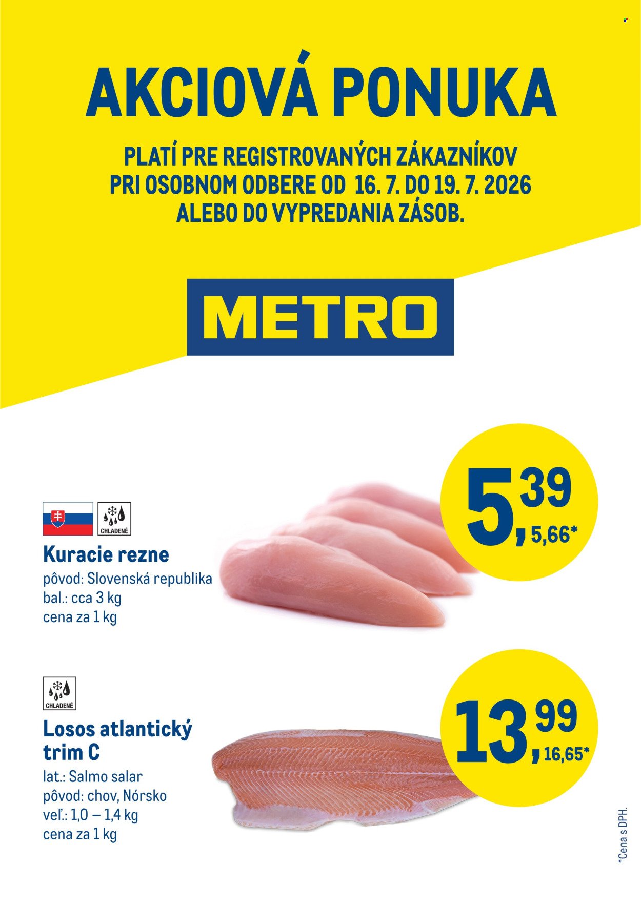 METRO leták - Víkendová ponuka