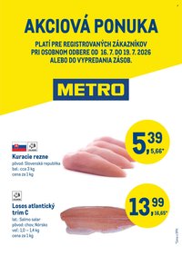 METRO leták - Víkendová ponuka