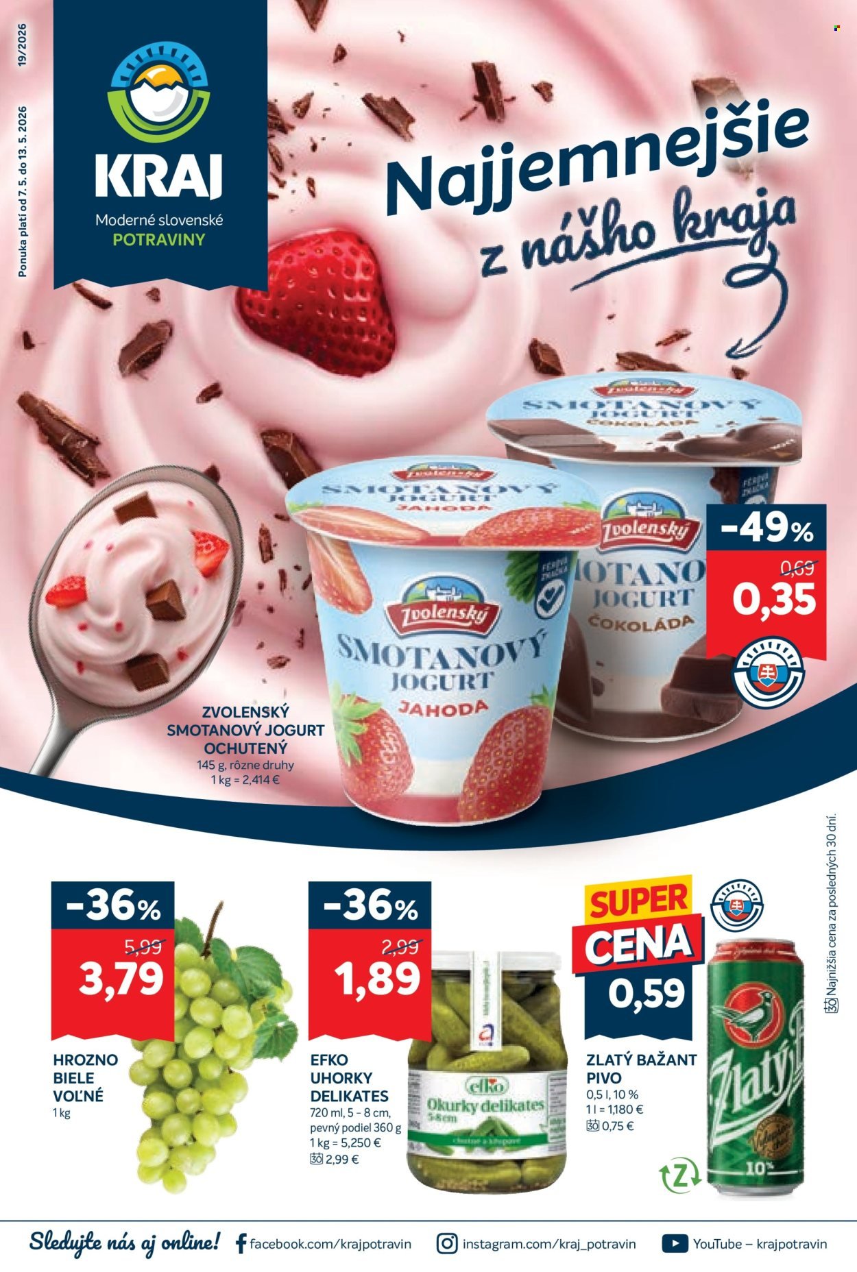 KRAJ leták - Od štvrtka 7.5.2026 (2026-05-07 - 2026-05-13) | 1