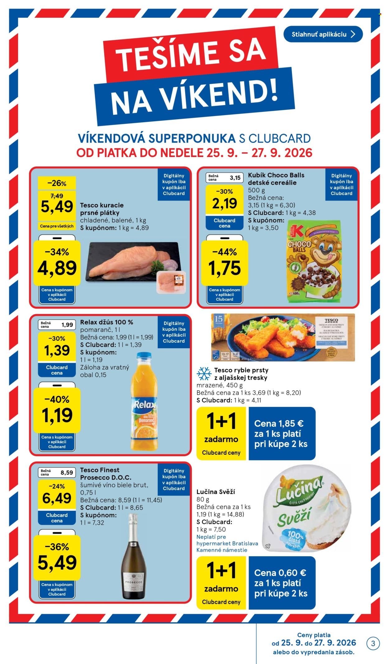 TESCO leták - Od stredy 23.9.2026