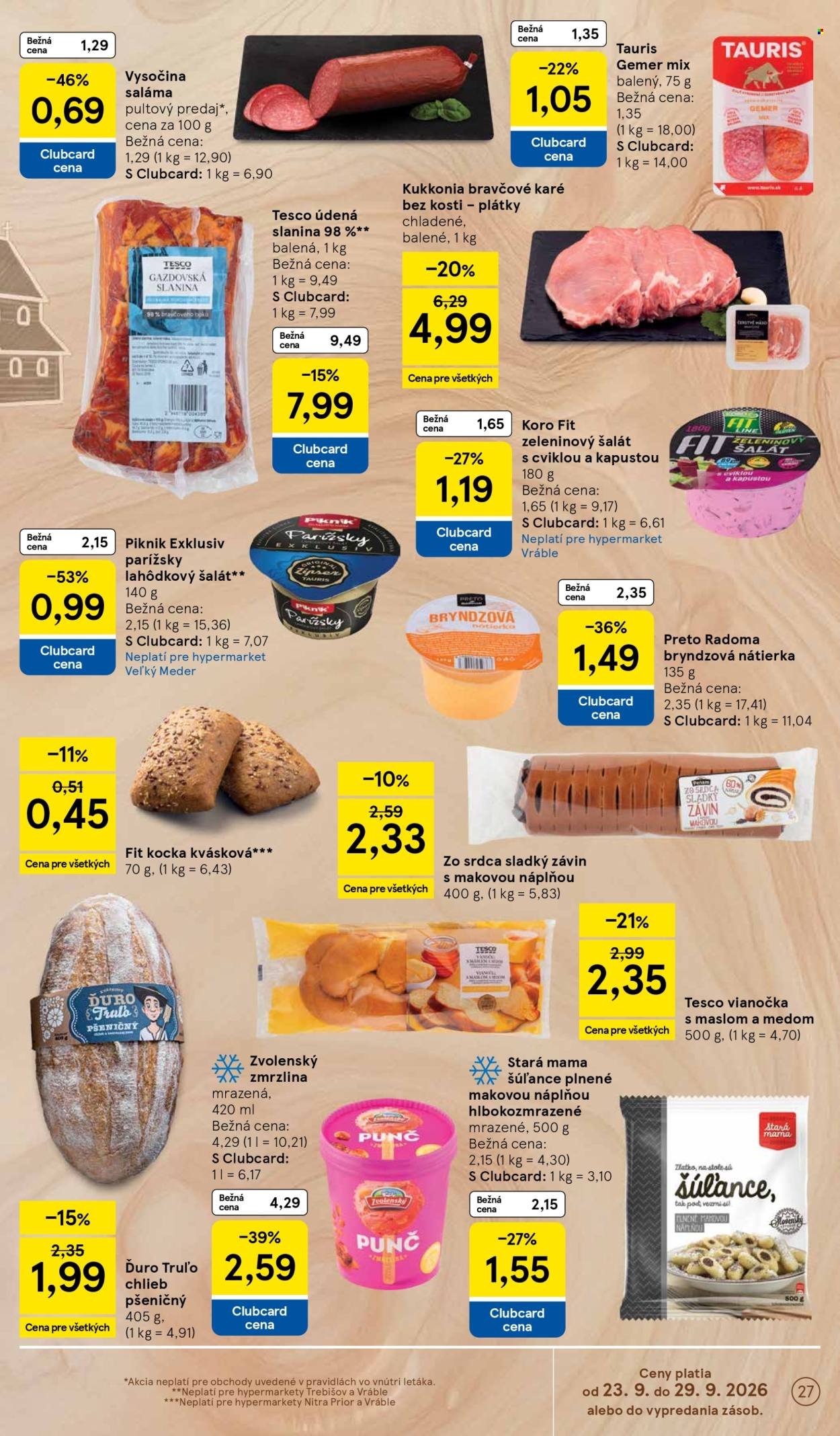 TESCO leták - Od stredy 23.9.2026