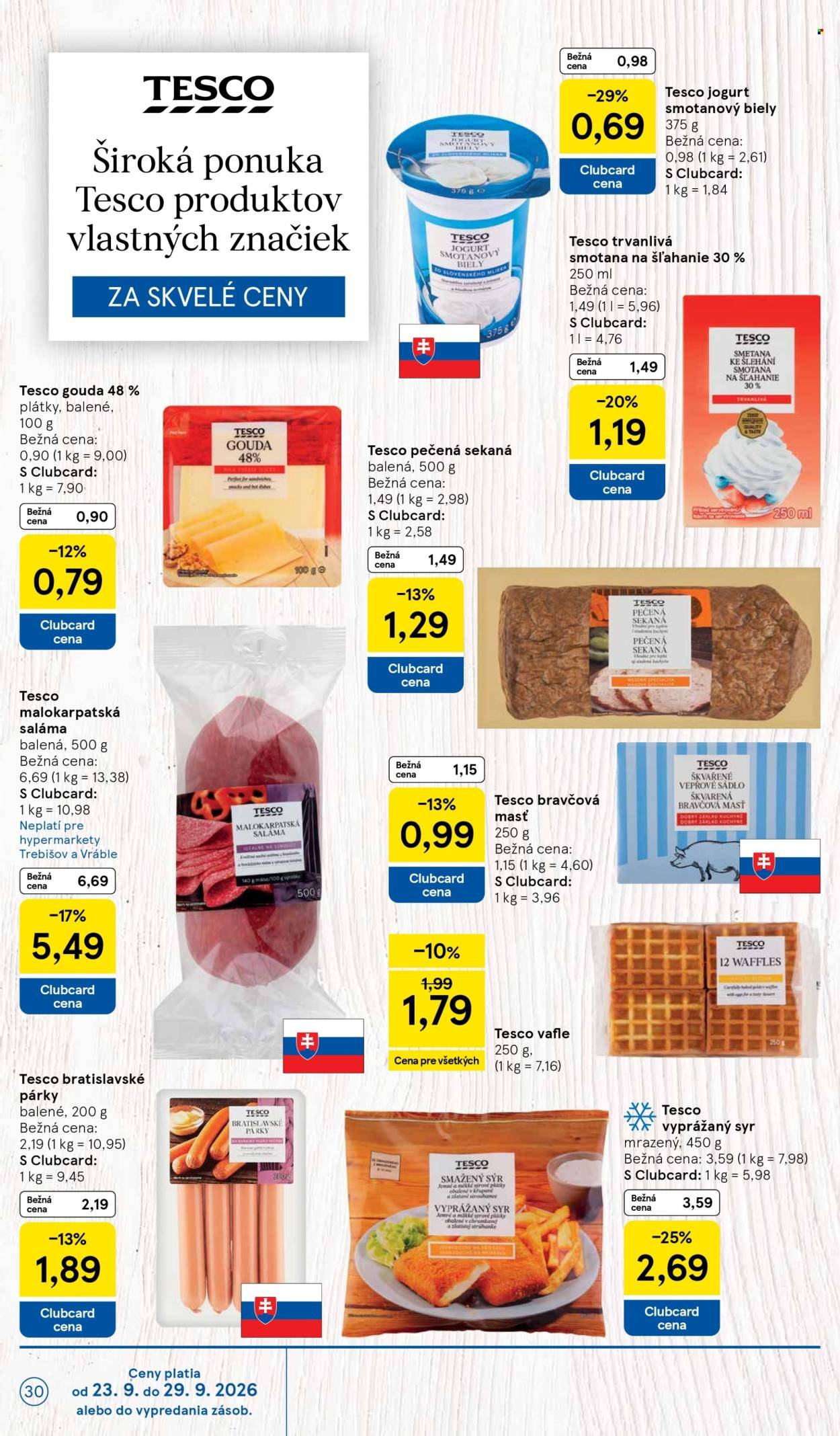TESCO leták - Od stredy 23.9.2026