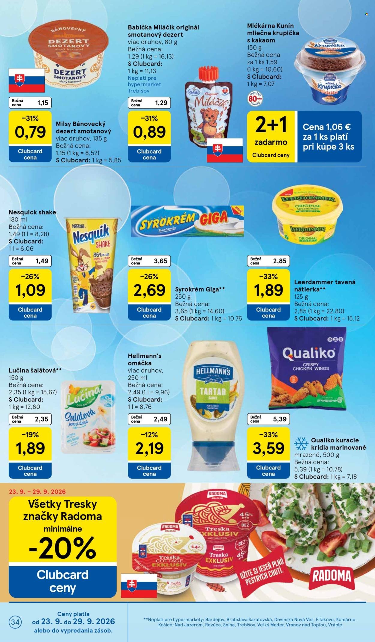 TESCO leták - Od stredy 23.9.2026