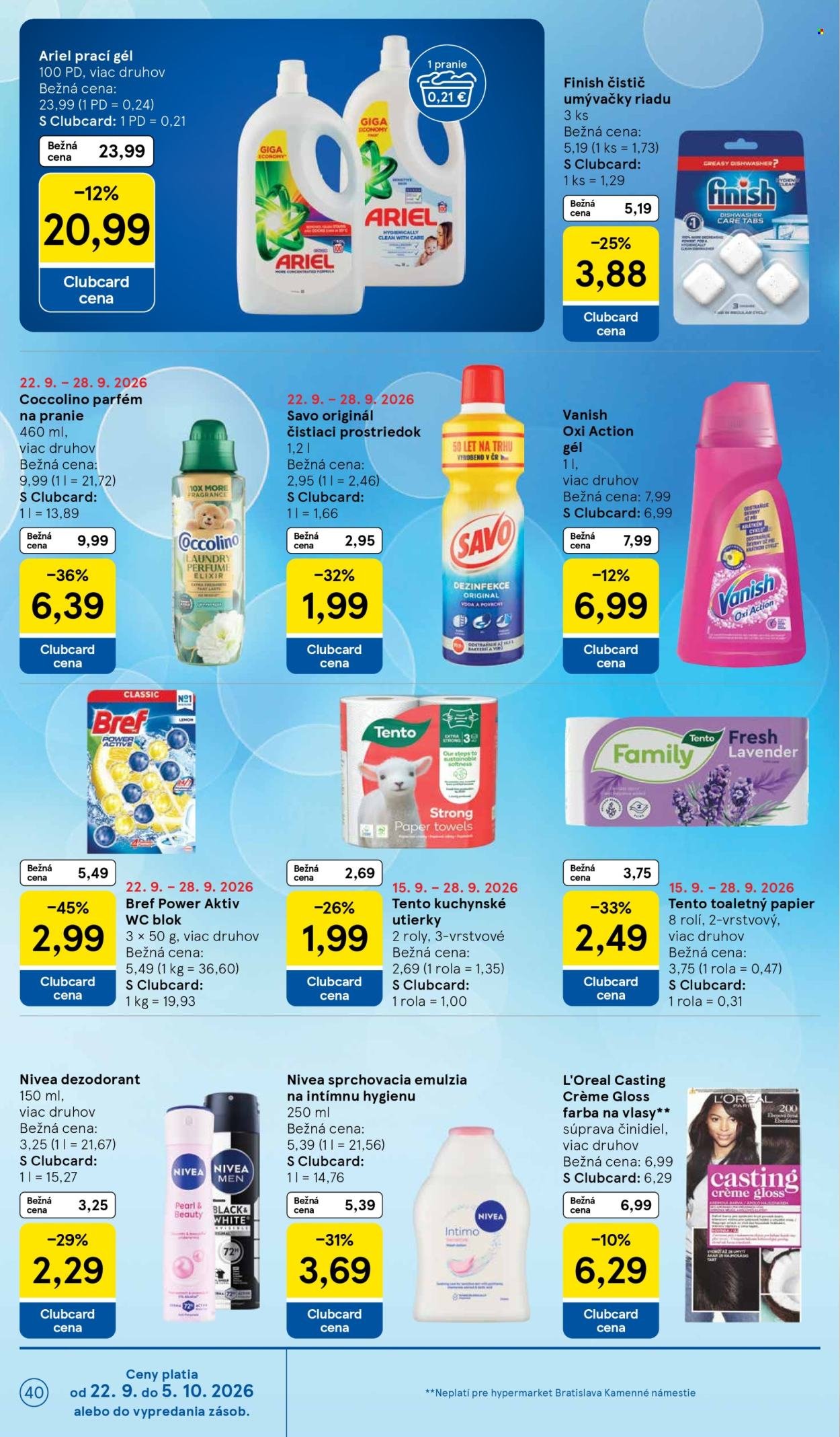 TESCO leták - Od stredy 23.9.2026