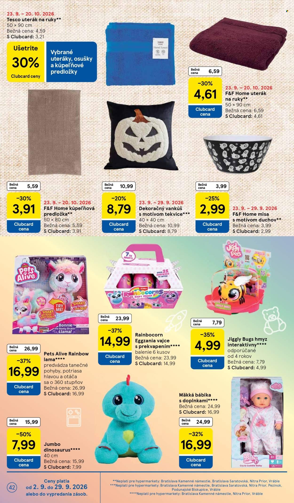 TESCO leták - Od stredy 23.9.2026